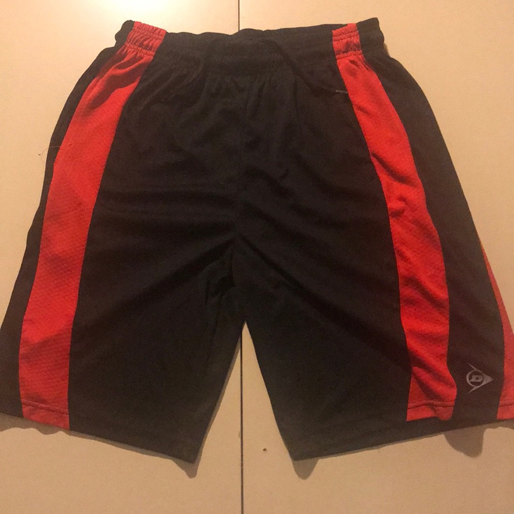Red/black shorts